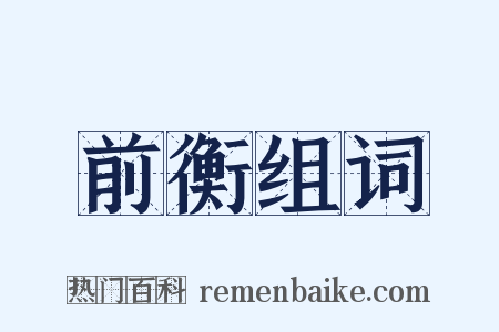 前衡组词是什么意思的图片